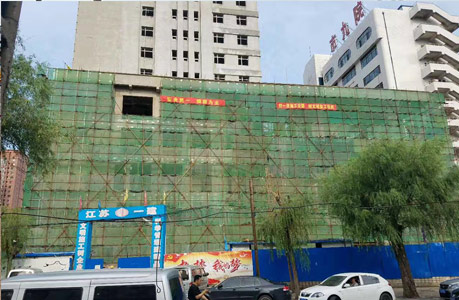 渾南區某工程沈陽腳手架租賃案例展示圖三