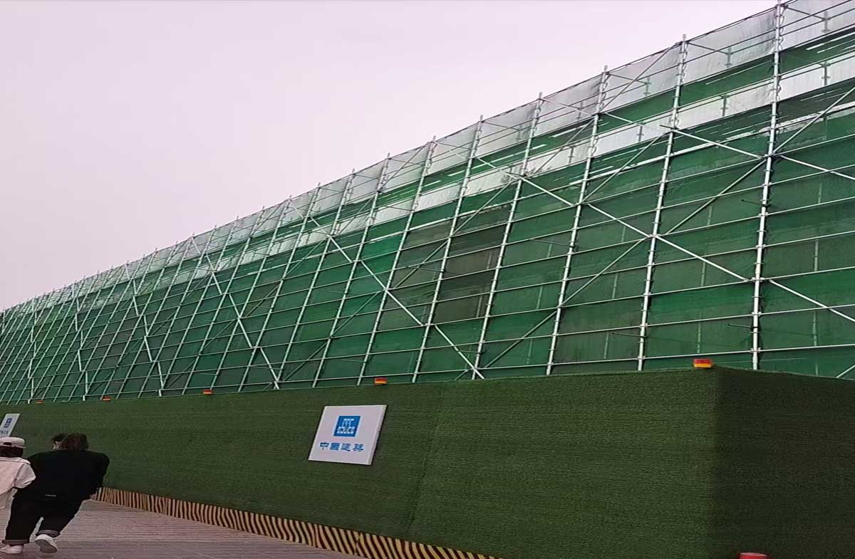 中街改造項目沈陽腳手架出租案例展示